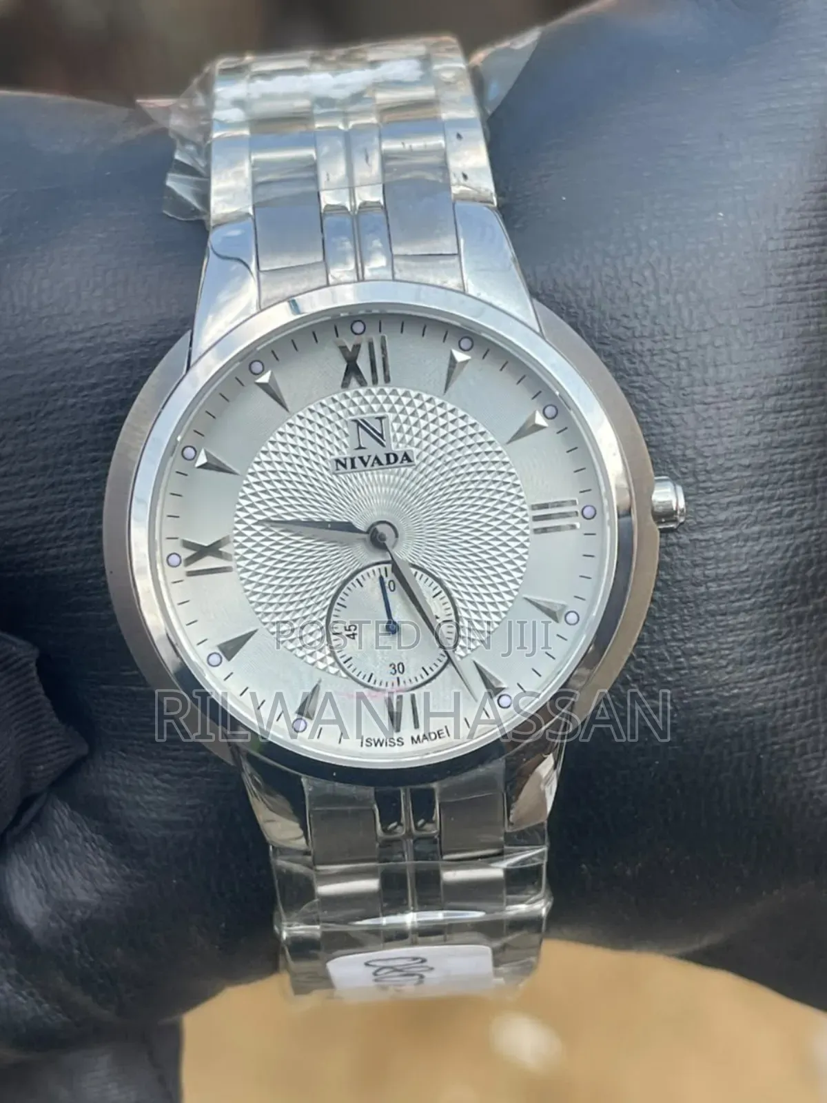Nivada Single Chronograph Swiss Made Stainless Steel Wrist Watch