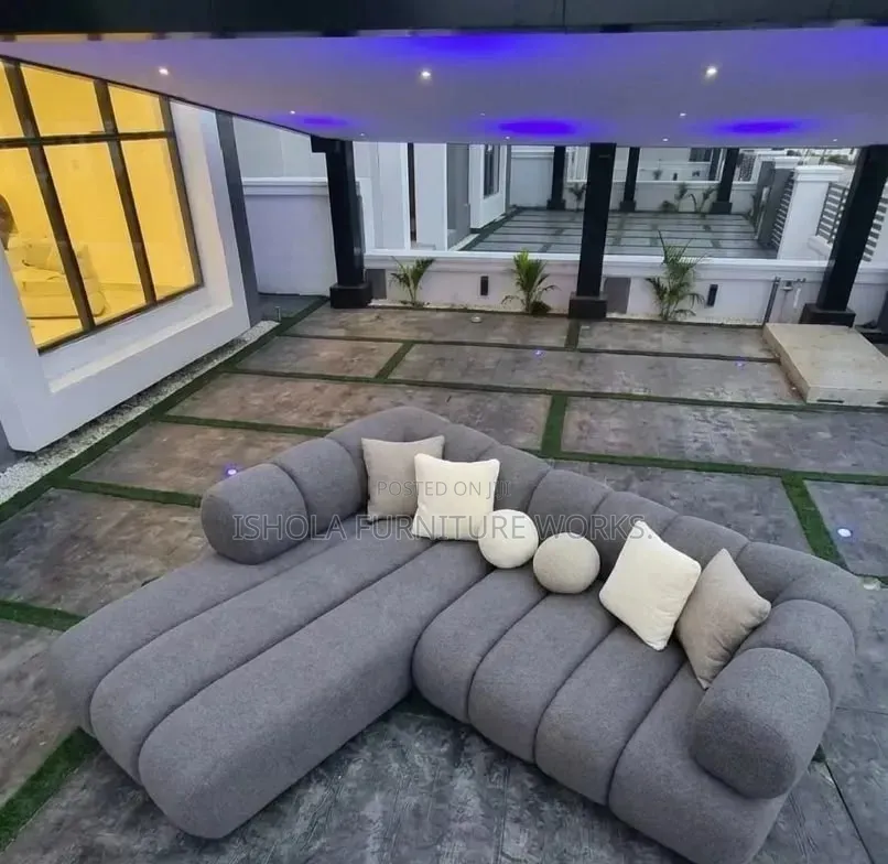 L-Shape Cushion Chairs.