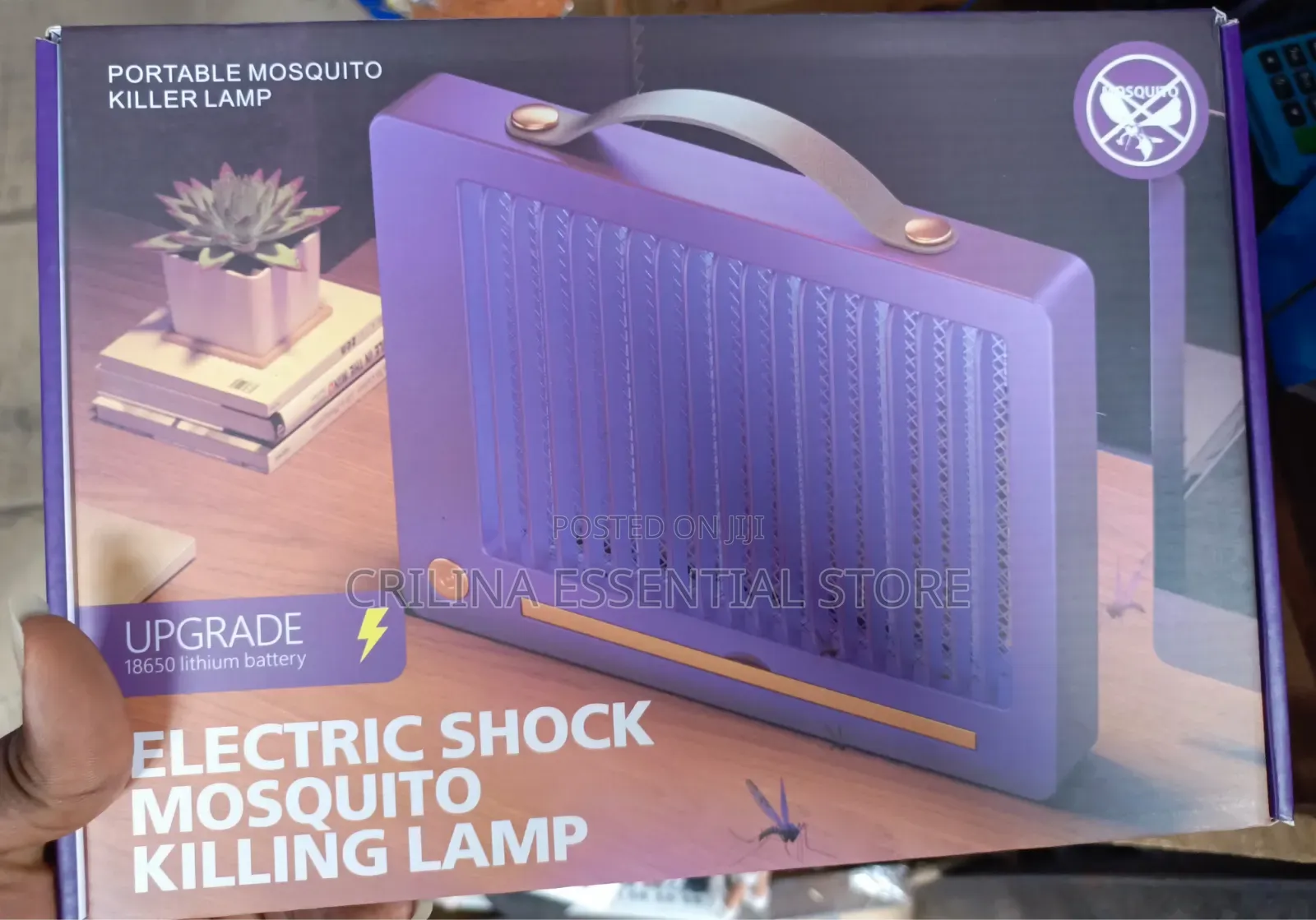 Rechargeable Electric Shock Mosquito Killer Lamp