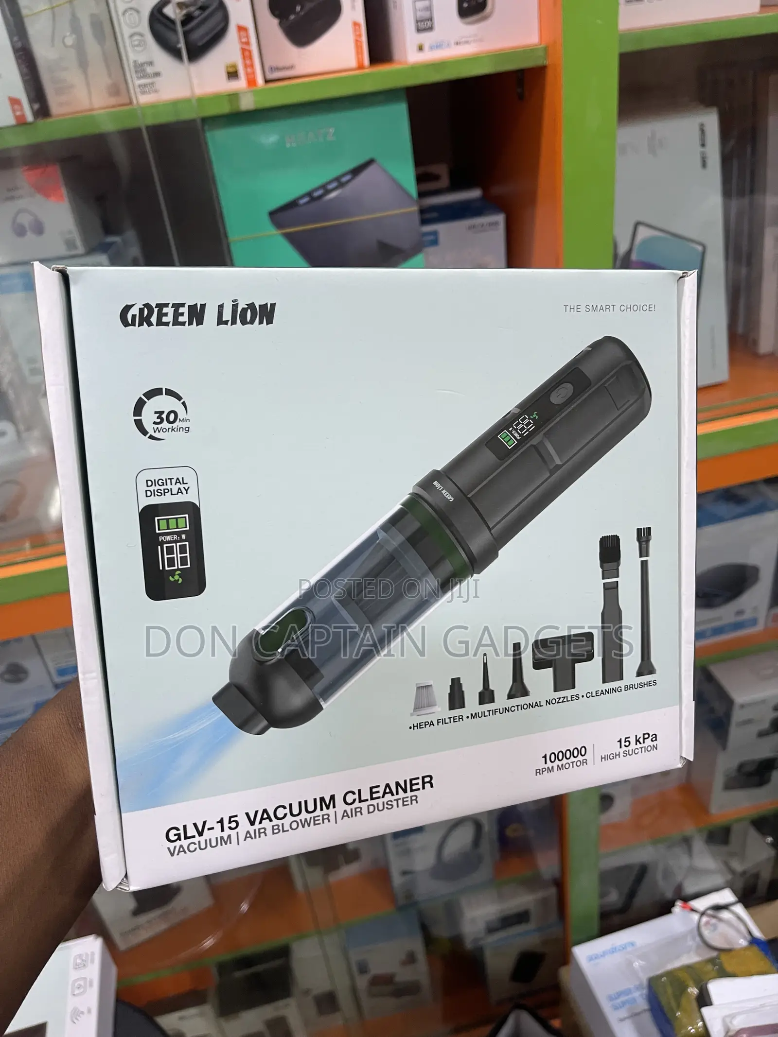 Green Lion Vacuum Cleaner GLV-15 Air Blower / Air Duster / Display