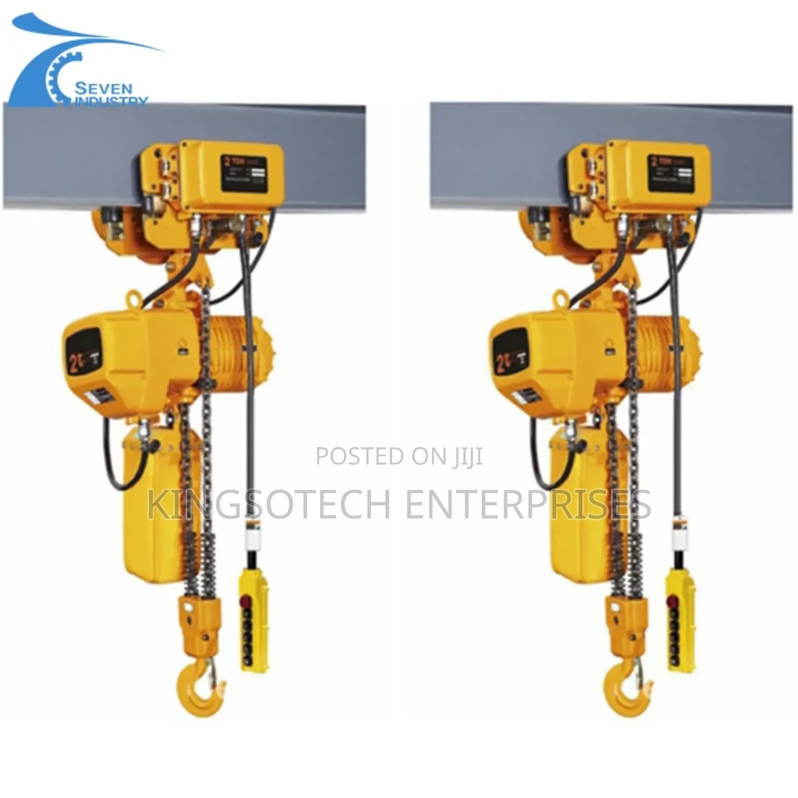 2ton Electric Hoist Chain 10metrers With Trolley