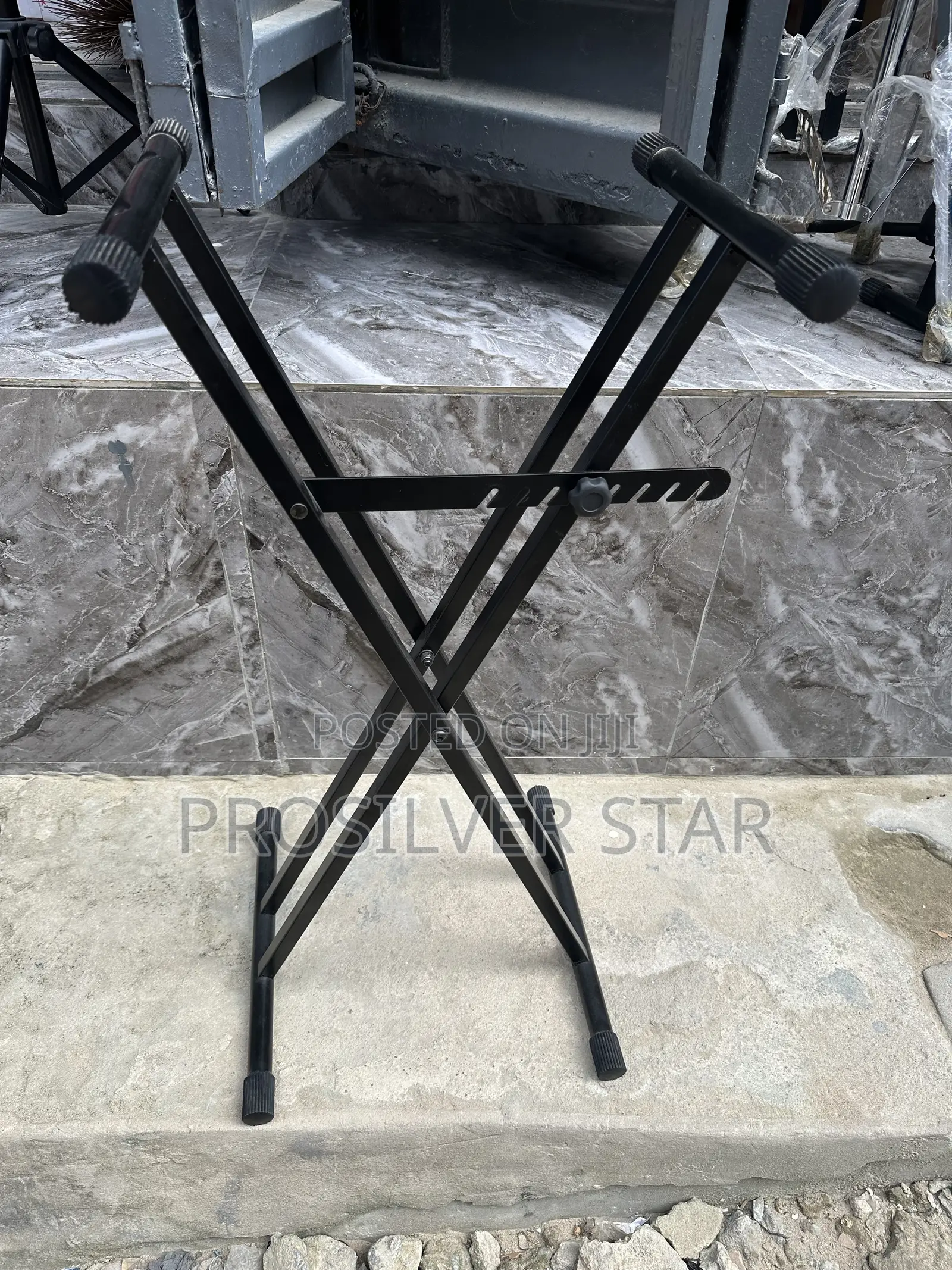 Adjustable Folding X-Style Keyboard Stand