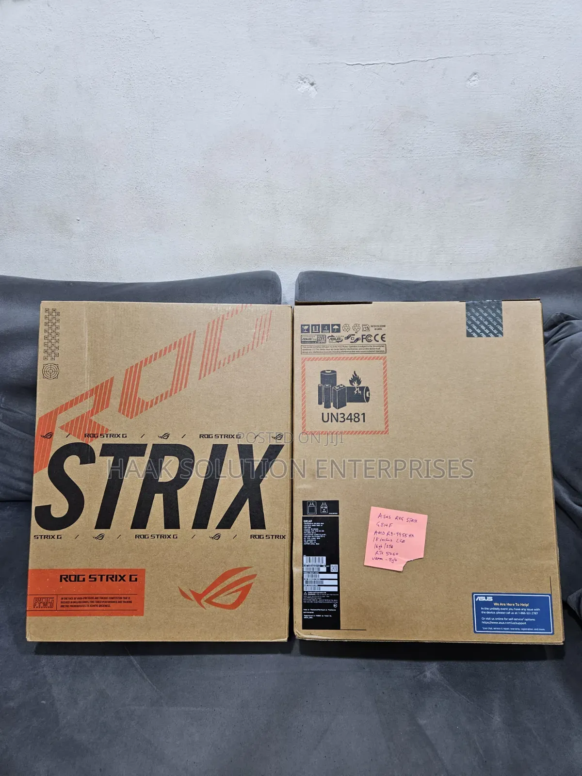 New Laptop Asus ROG Strix G18 16GB AMD Ryzen 9 SSD 2T