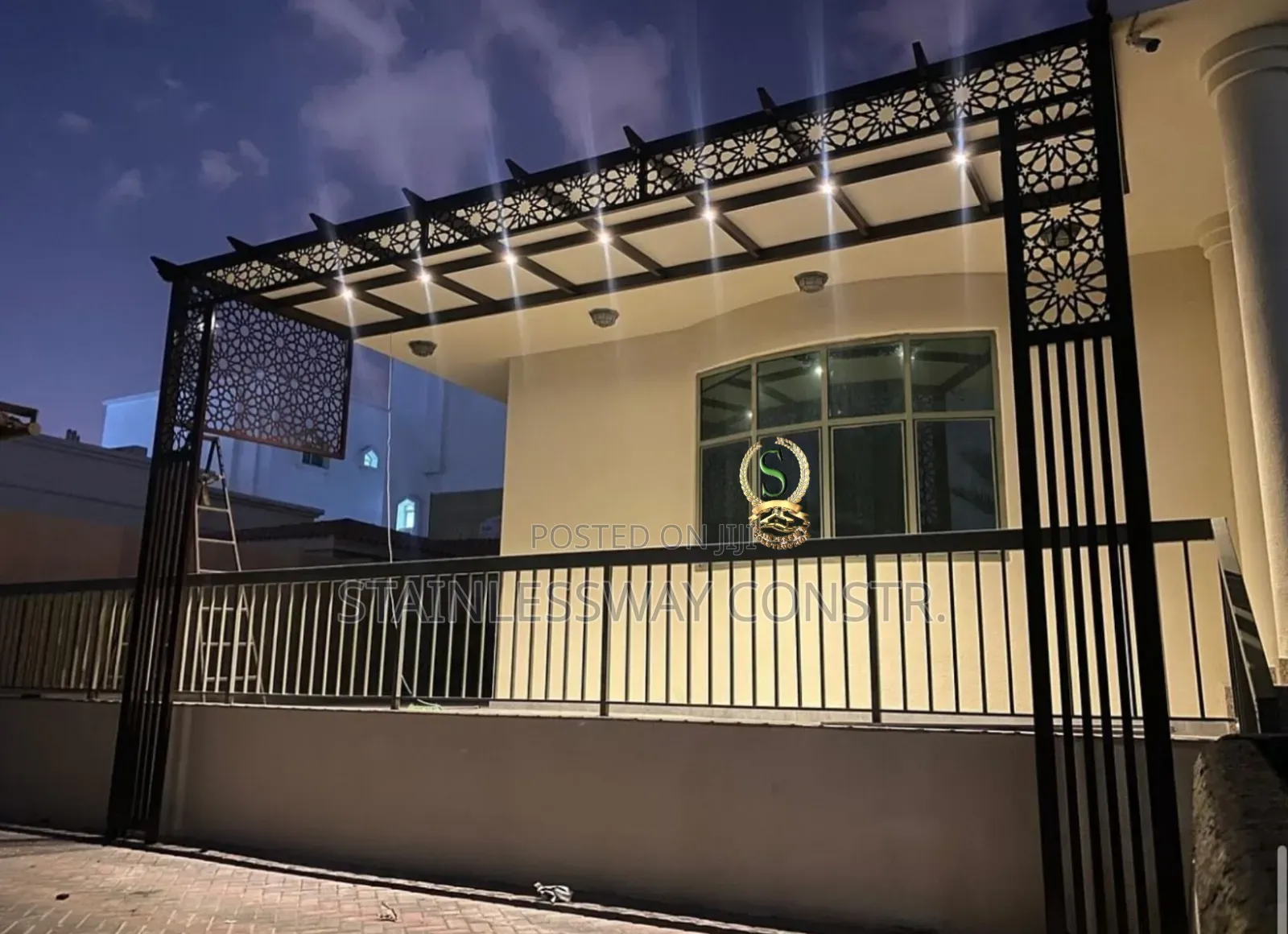 Pergola Frontage Sitout With Lasercut