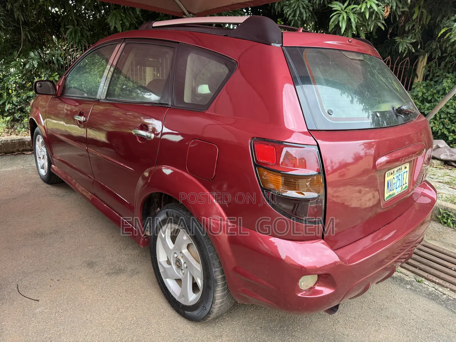 Pontiac Vibe Automatic 2004 Red