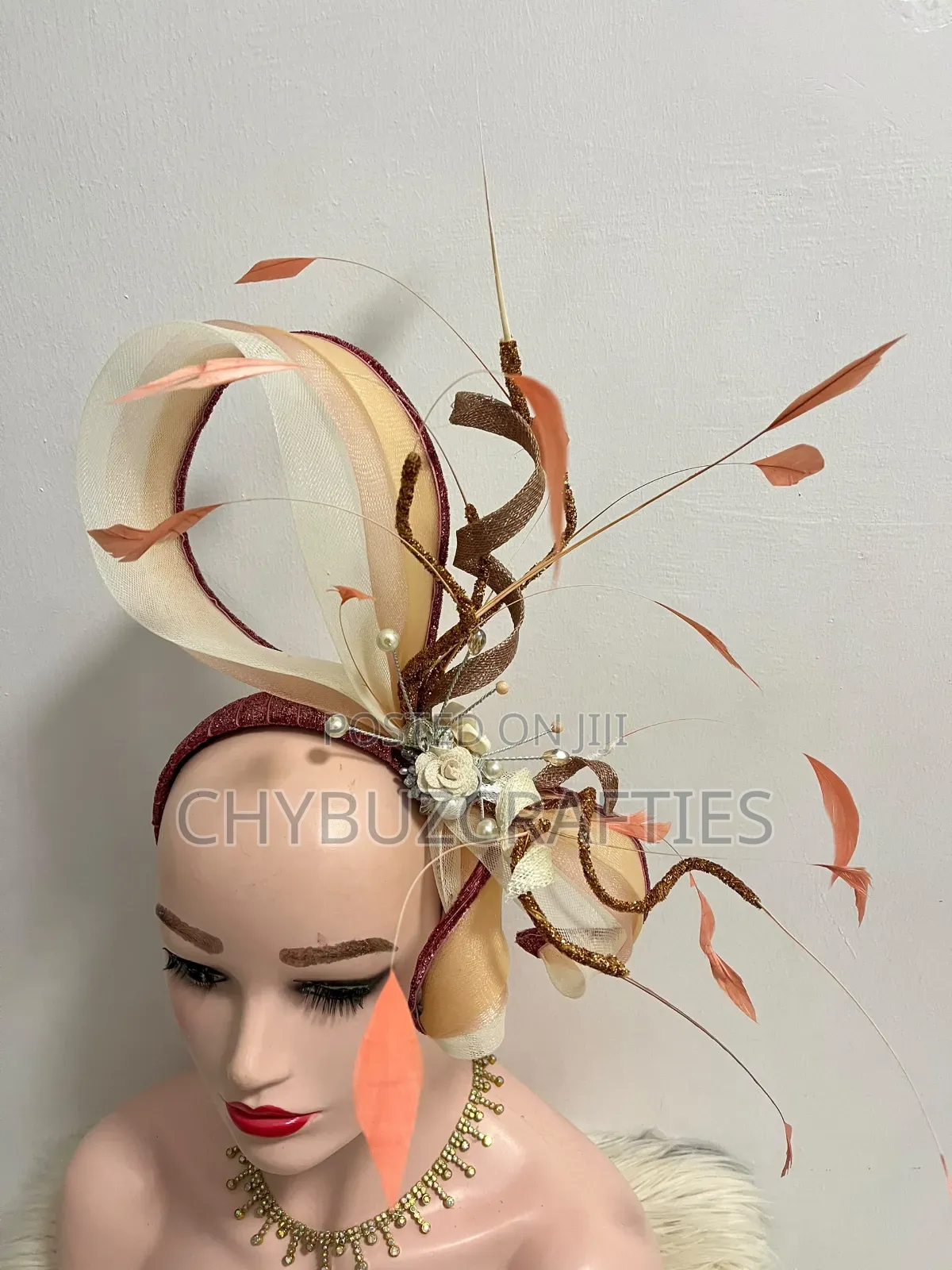 Peach Mix Freeform Facinator
