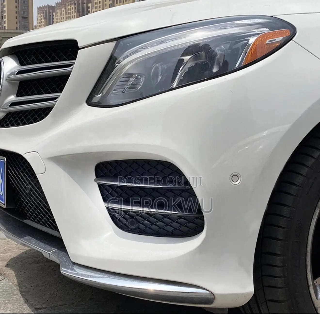 2014-2019 Gle Front Bumper Lower Diffuser Chrome