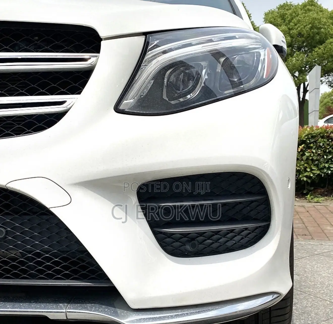 2014-2019 Gle Front Bumper Lower Diffuser Chrome