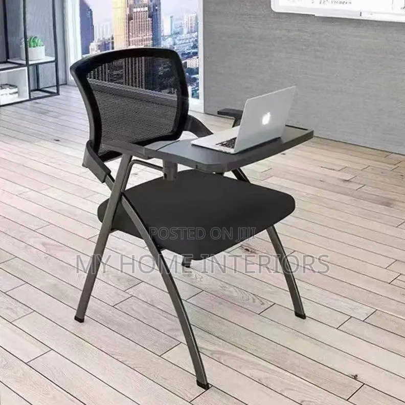 Foldable Writing Chair With Desk Board