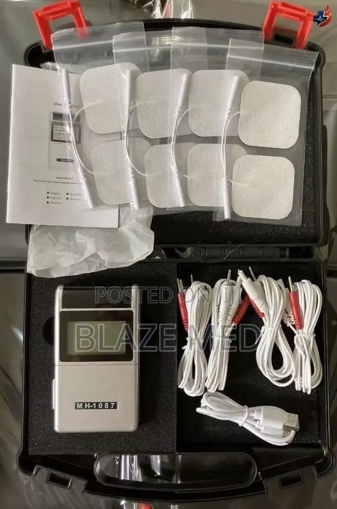 4-Channel Portable TENS / EMS / MASS Unit Combo Muscle Stimulator.