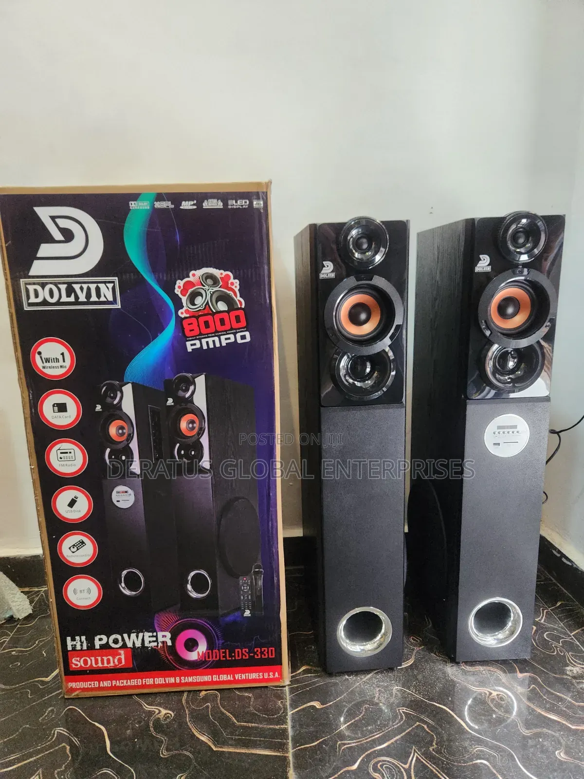 Dolvin DS-330 USB/SD Card Multimedia Speaker