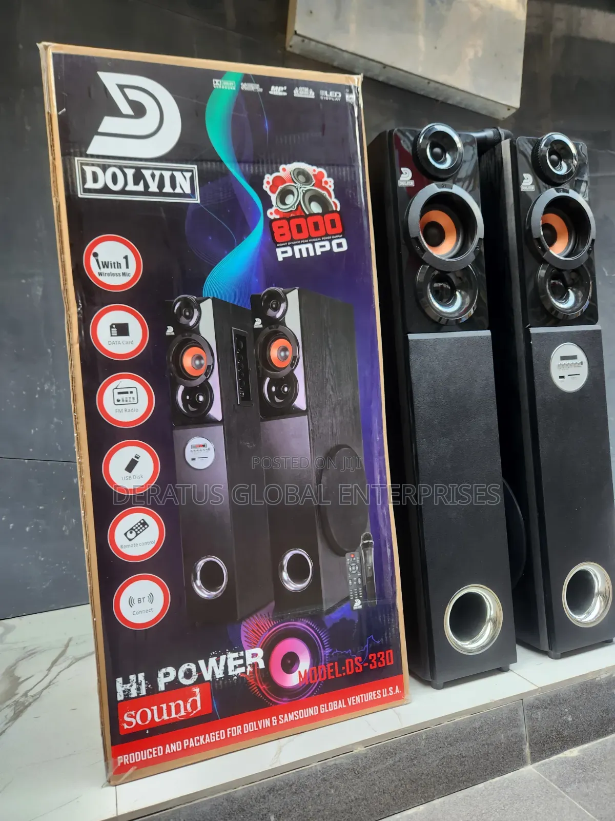Dolvin DS-330 Bluetooth Music Speaker System