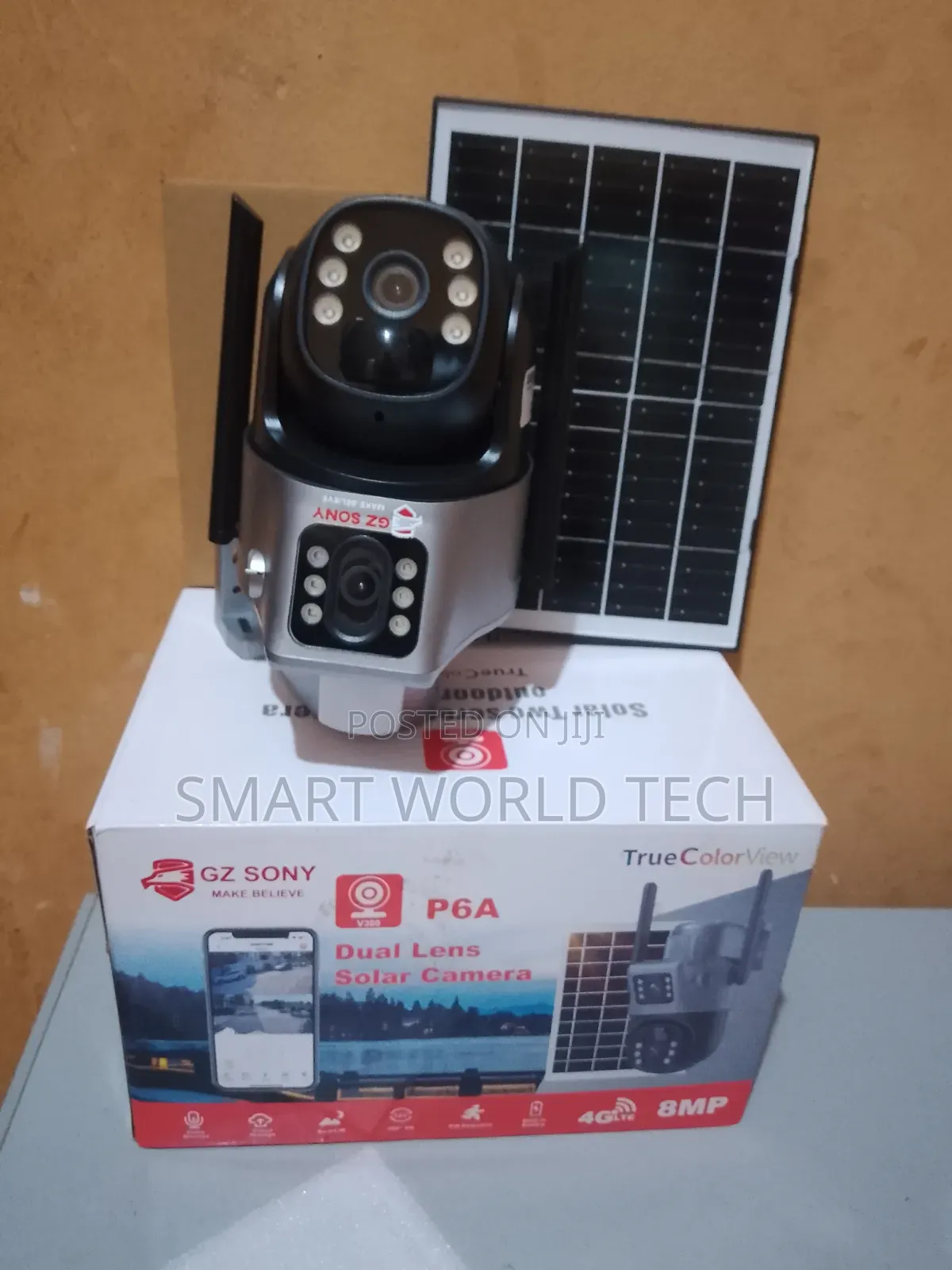 PTZ Outdoor Dual Lens Solar Camera With 4g Network