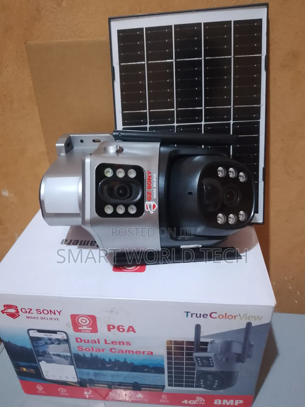 PTZ Dual Lens Solar CCTV With 4g Network