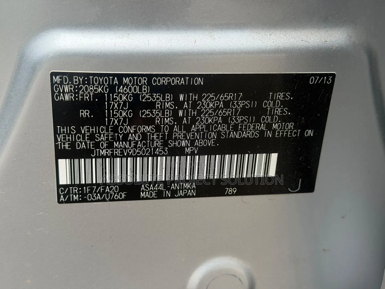 Toyota RAV4 XLE 4dr SUV AWD (2.5L 4cyl 6A) 2015 Silver