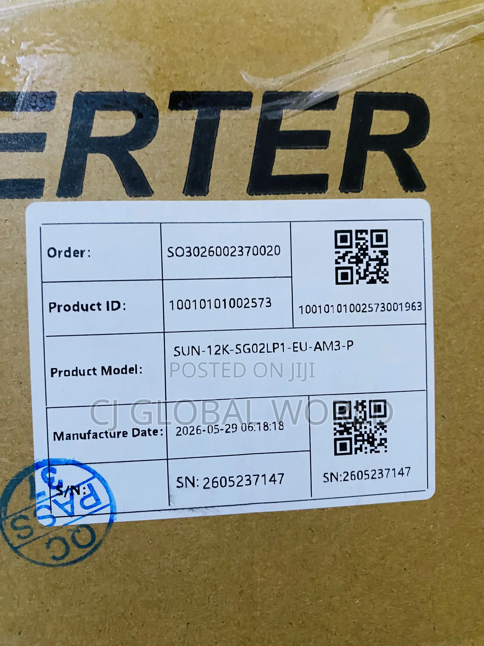 Sun-12kva Sg04lpi-Eu Am Deye Inverter