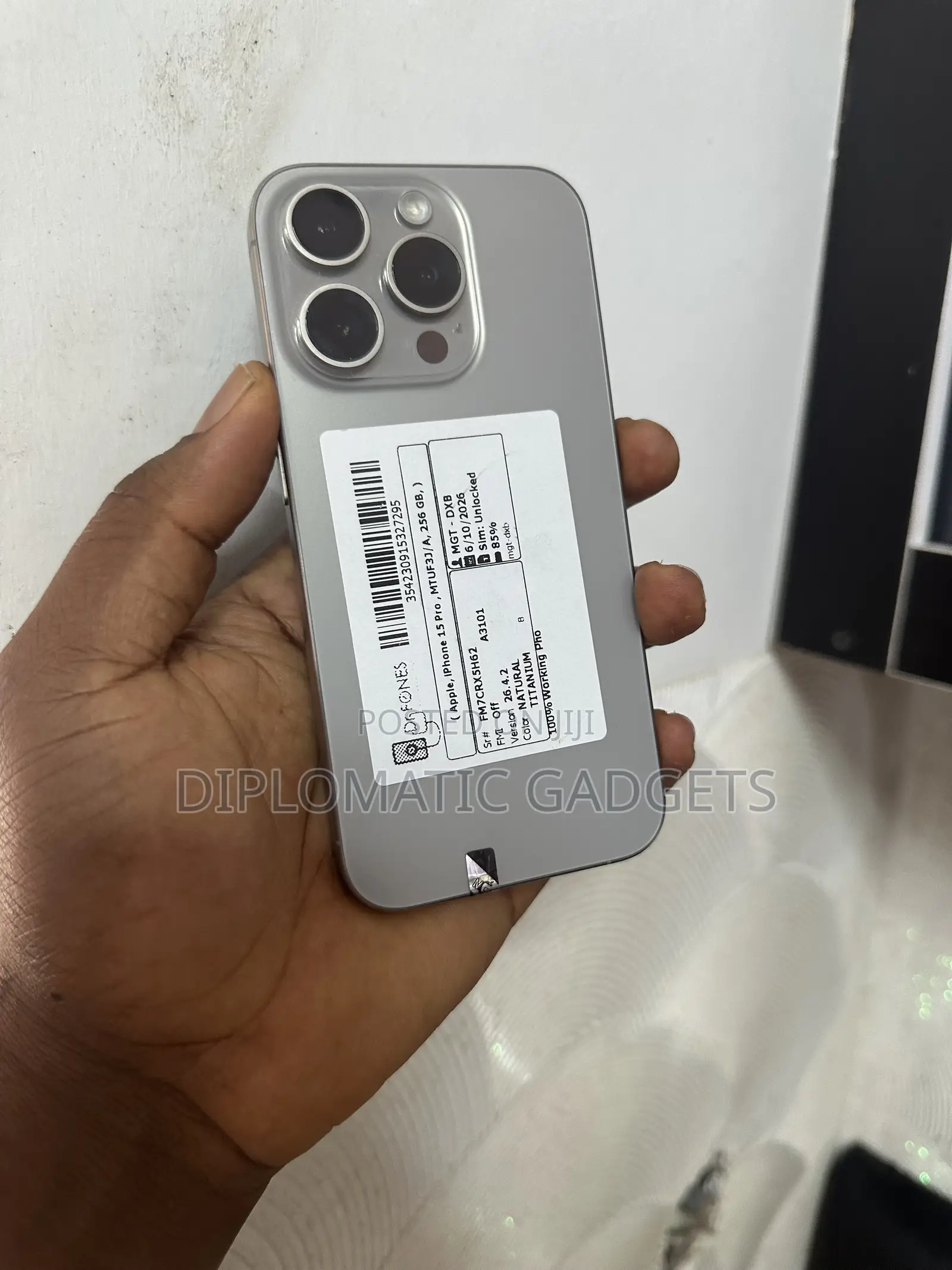 Apple iPhone 15 Pro 256 GB Gray
