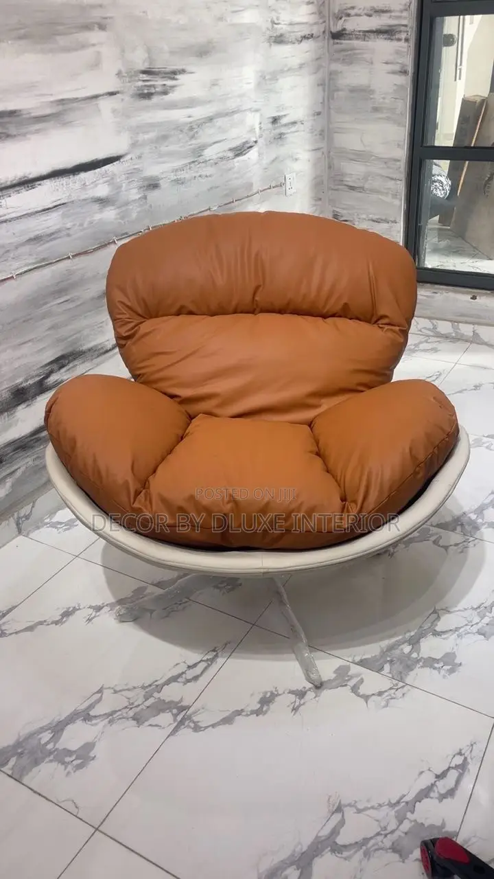 Italian Single Rotating Sofa Chair