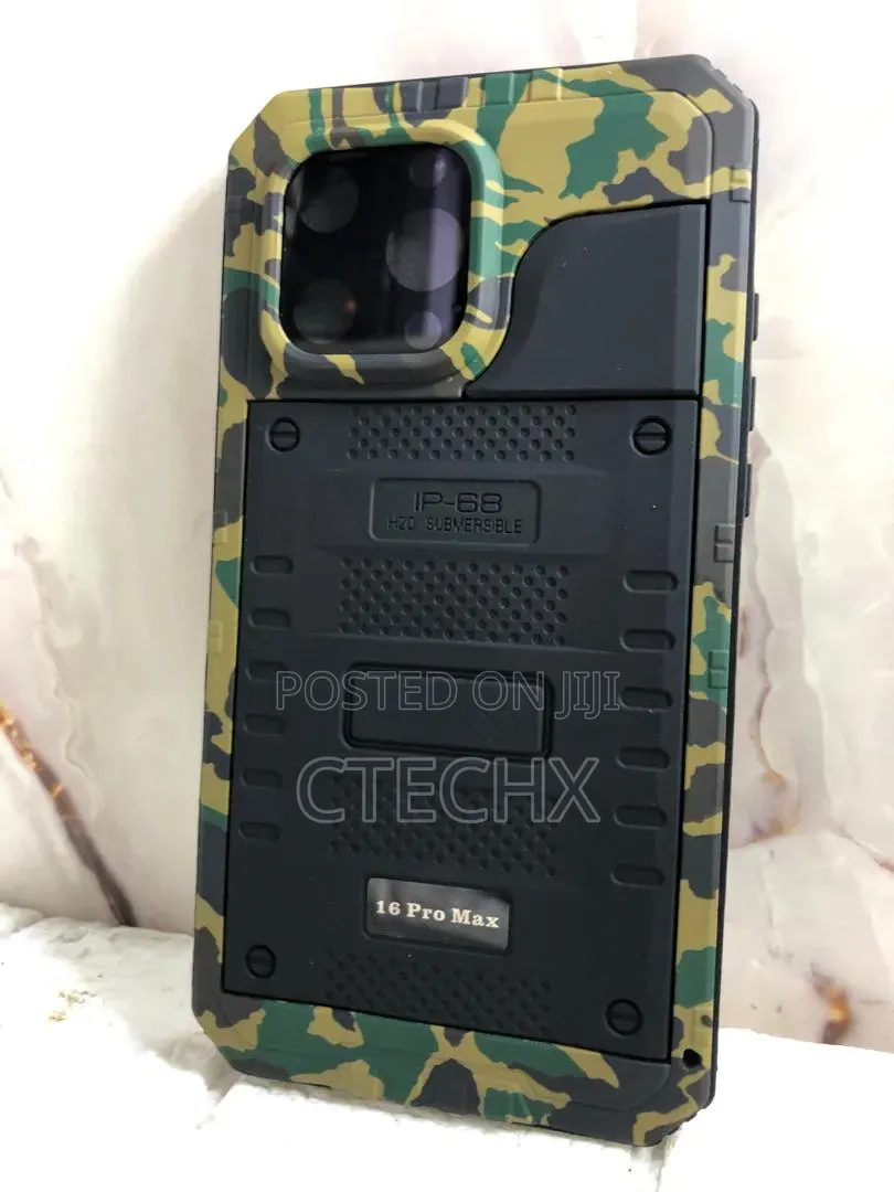 Beeasy for iPhone 16 Pro Max Case Waterproof Heavy Duty Metal Armour