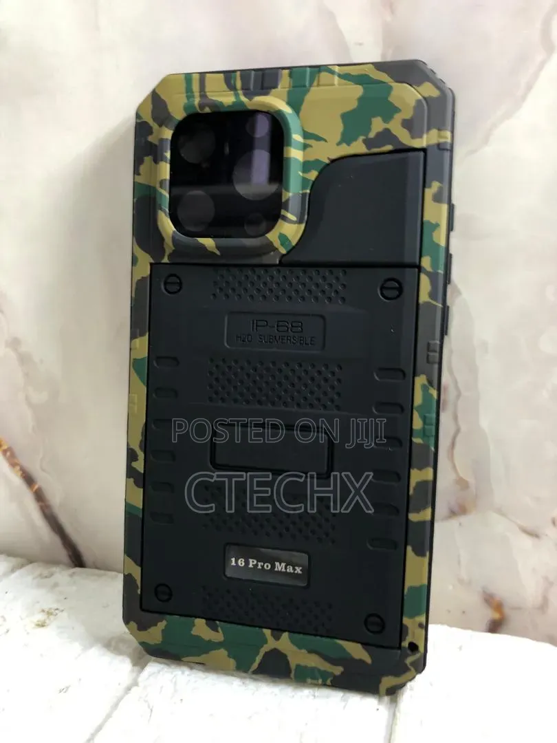 Beeasy for iPhone 16 Pro Max Case Waterproof Heavy Duty Metal Armour