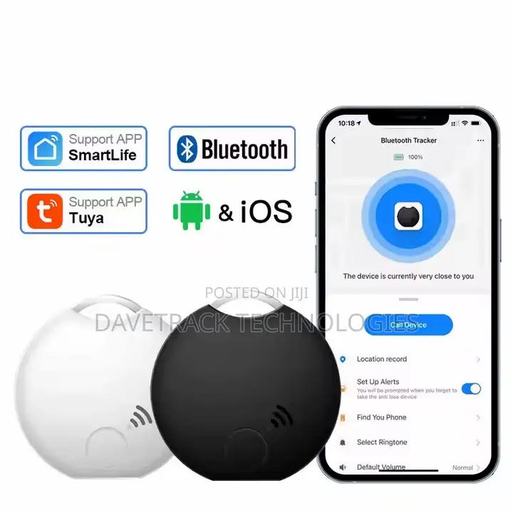 Tuya Smart Tag Bluetooth Tracker Mini GPS Locator Key Finder