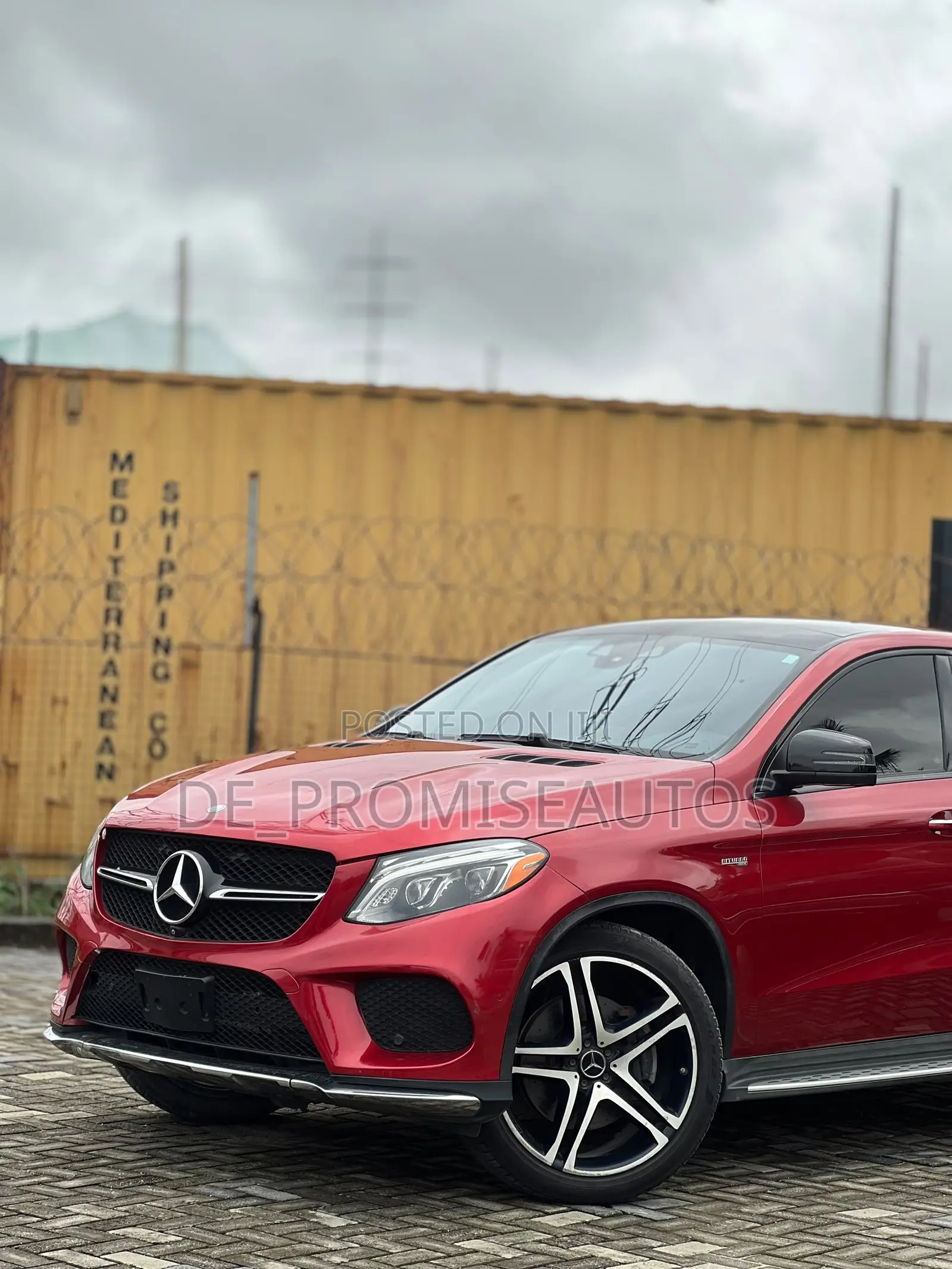 Mercedes-Benz GLE-Class AMG GLE 43 4MATIC 2017 Red