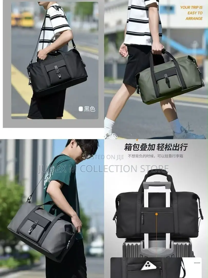 New Leather Duffel Bag