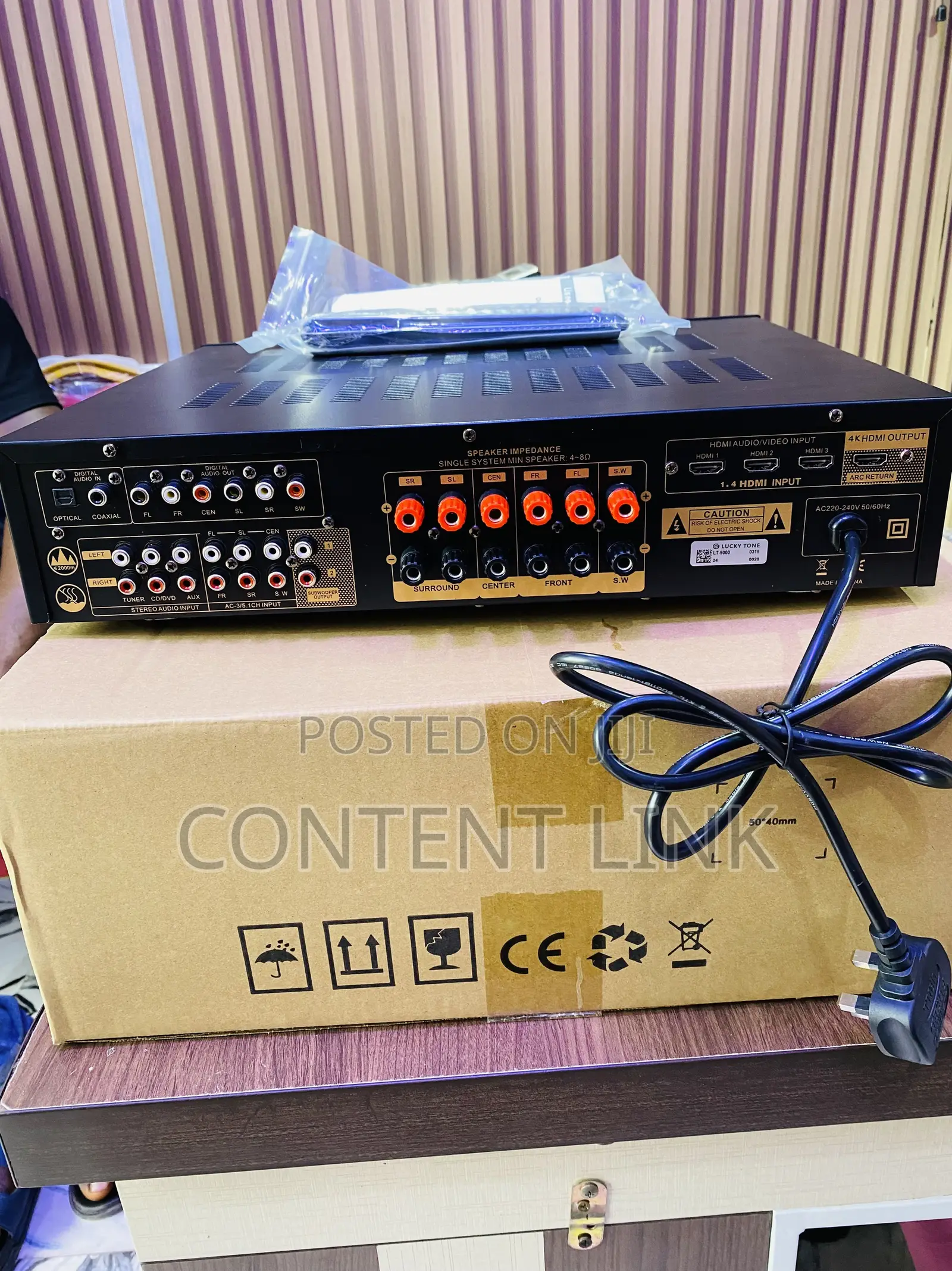HDMI Cinema Bluetooth Table Amplifier