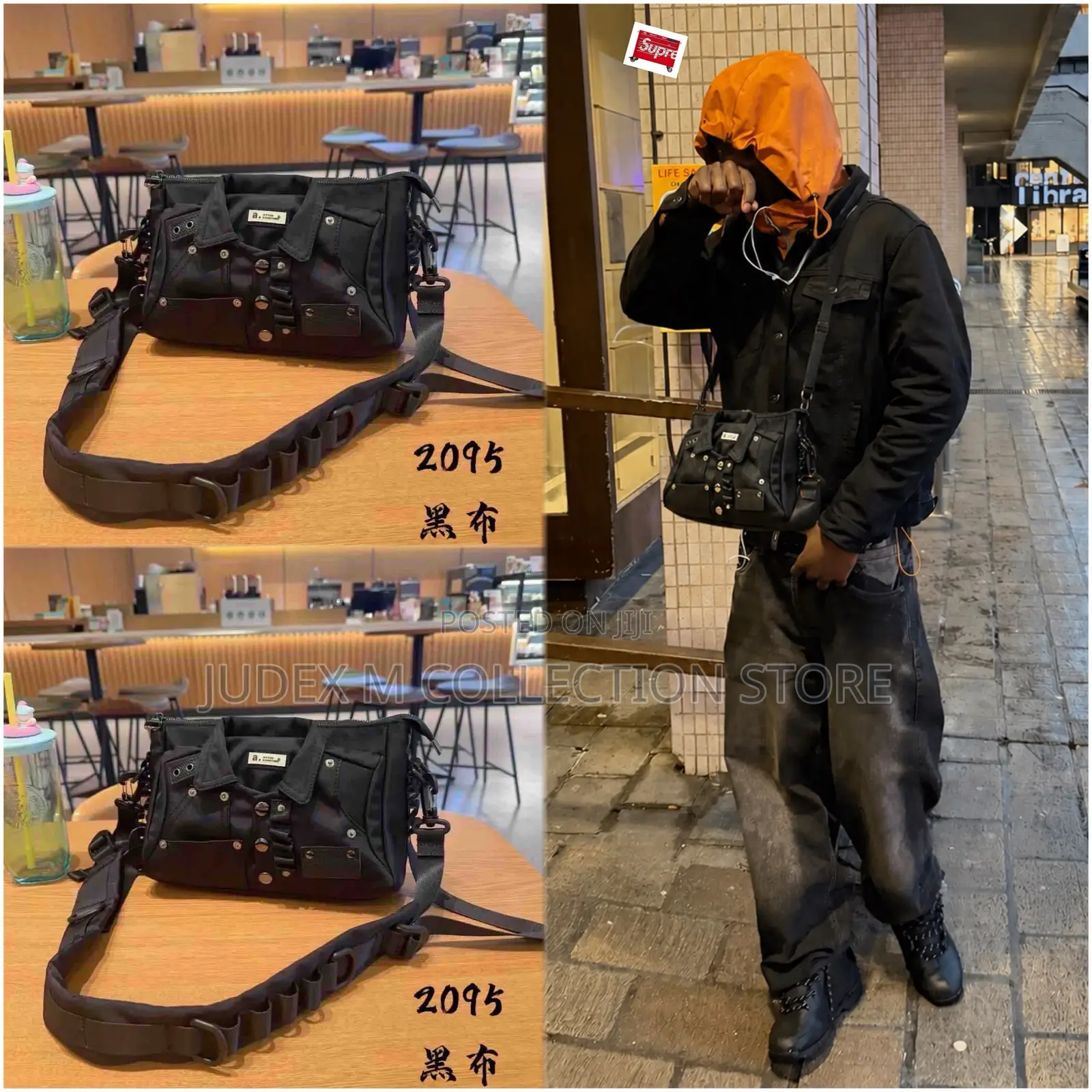 Graffiti Men Le Cagole Crossbody Bag
