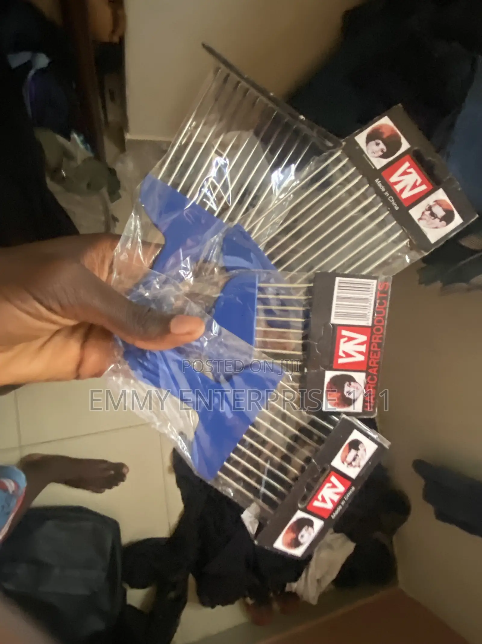 Iron Afro Comb