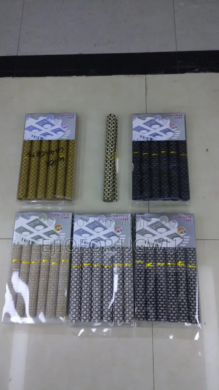 Teble Mat by 6 Pis With Coaster