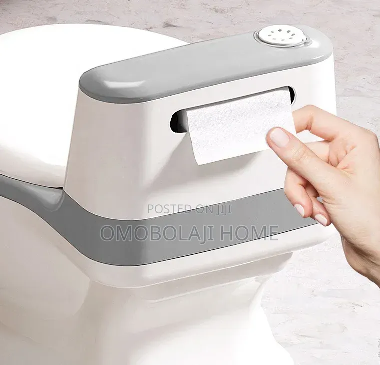 Realistic Kids Potty Trainer Seat With Built-in Wipe Storage