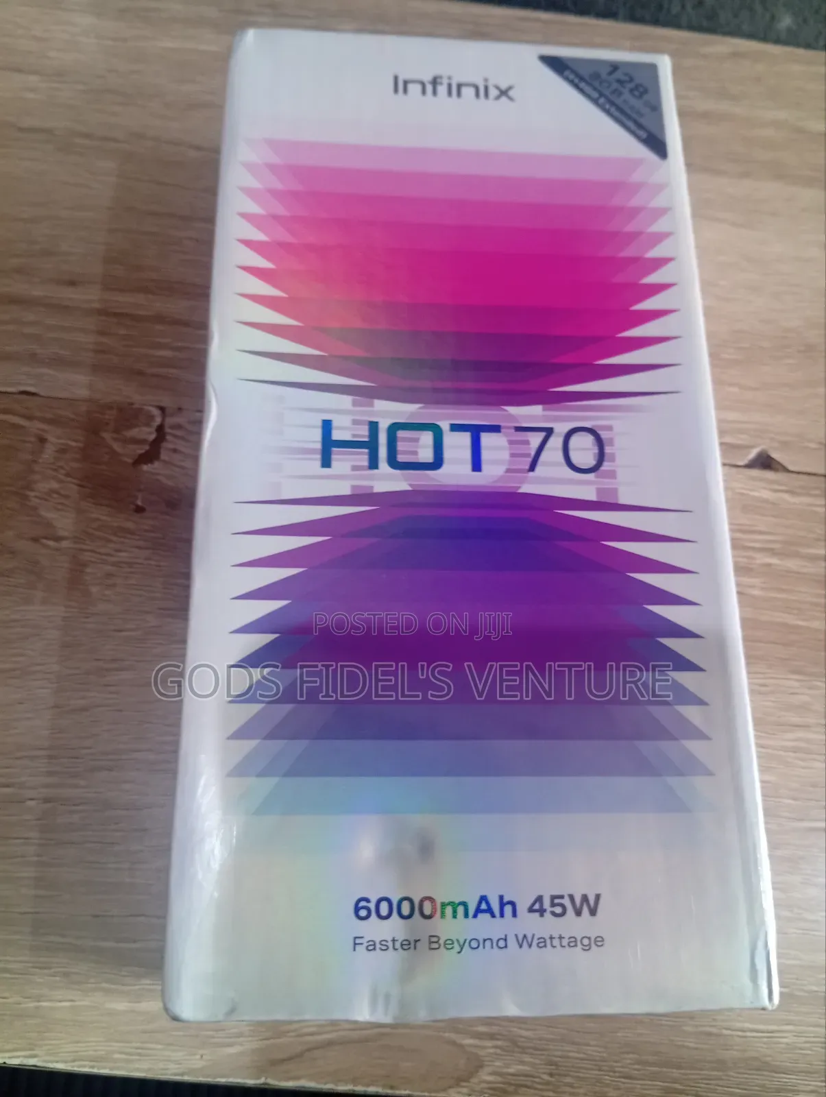 New Infinix Hot 70 128 GB Black