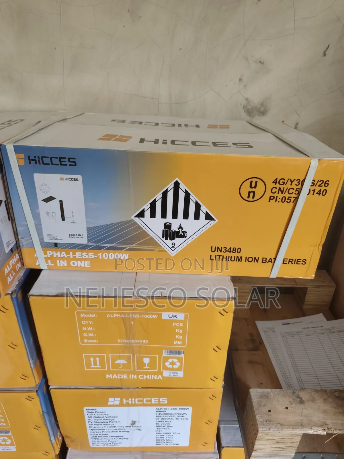 2Kwh/1000w Efficient Home Energy Storage – AC Solar Charging!