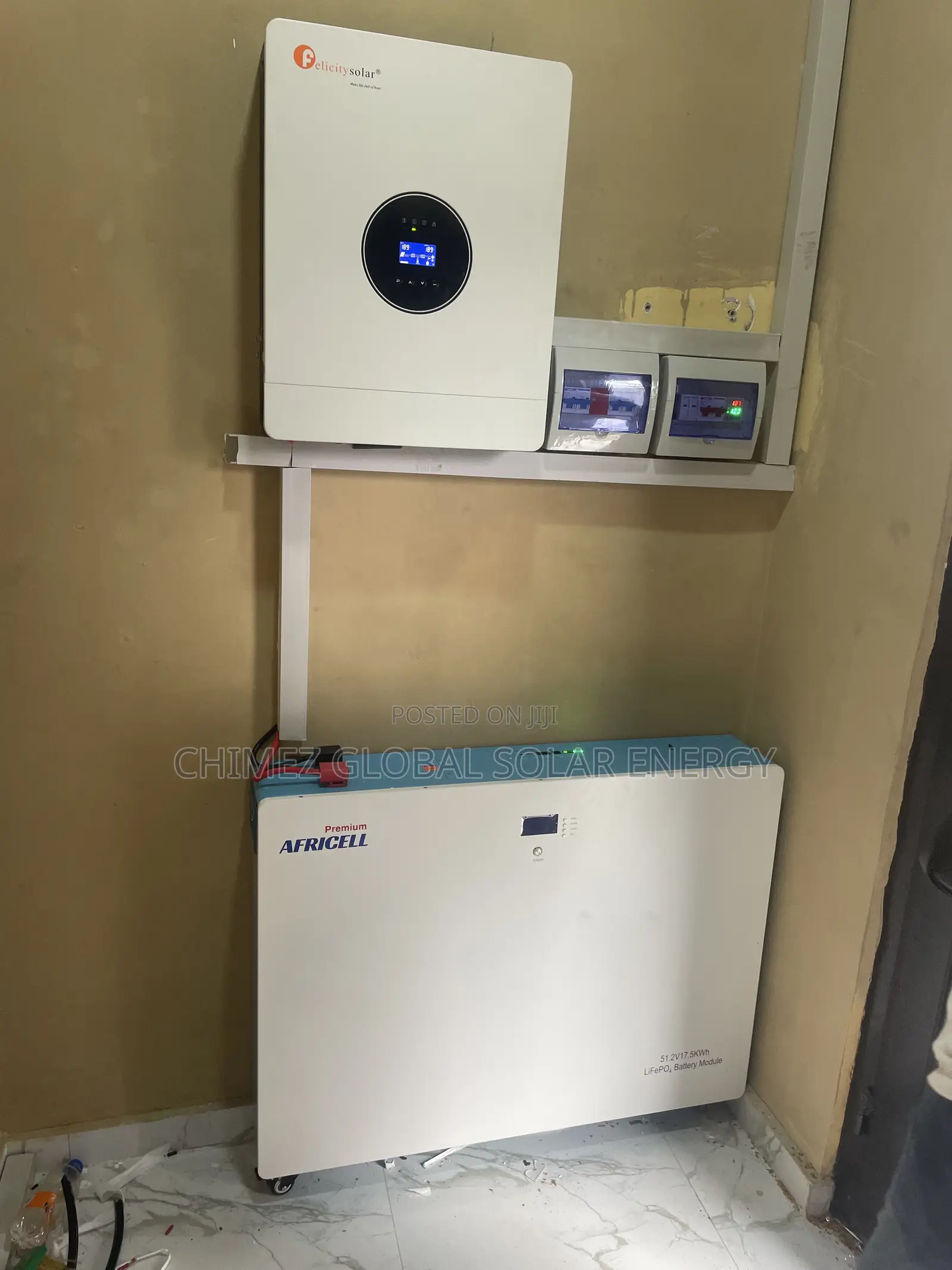 12 Kva Hybrid Inverter + 17.5kwh Battery +650 Watt Solar Panels