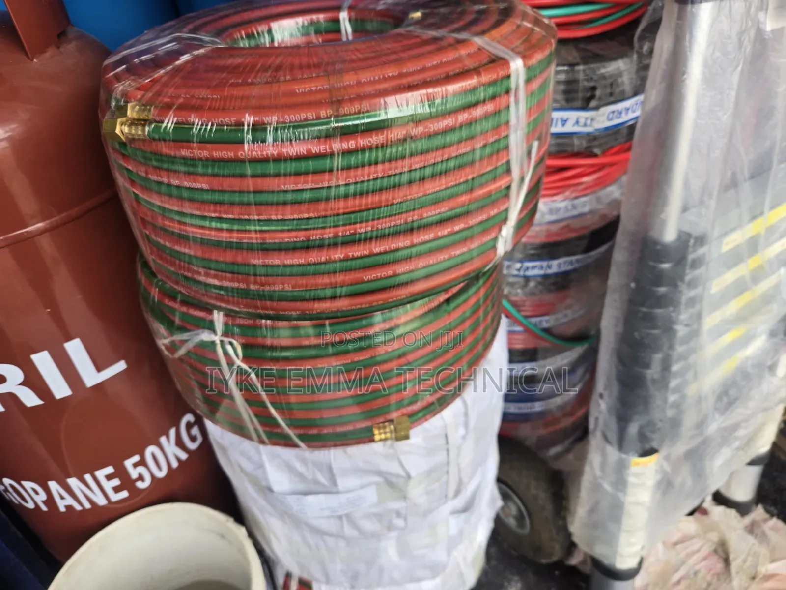 Victor Twin Welding Hose 1/4" X 100mtrs