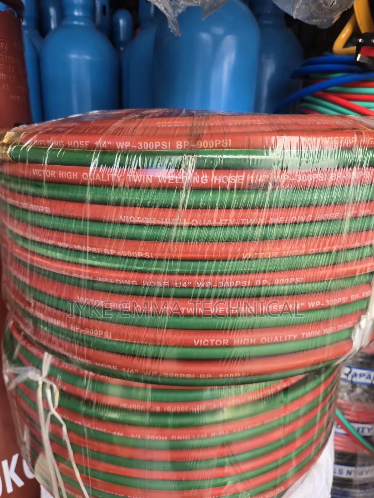 Victor Twin Welding Hose 1/4" X 100mtrs