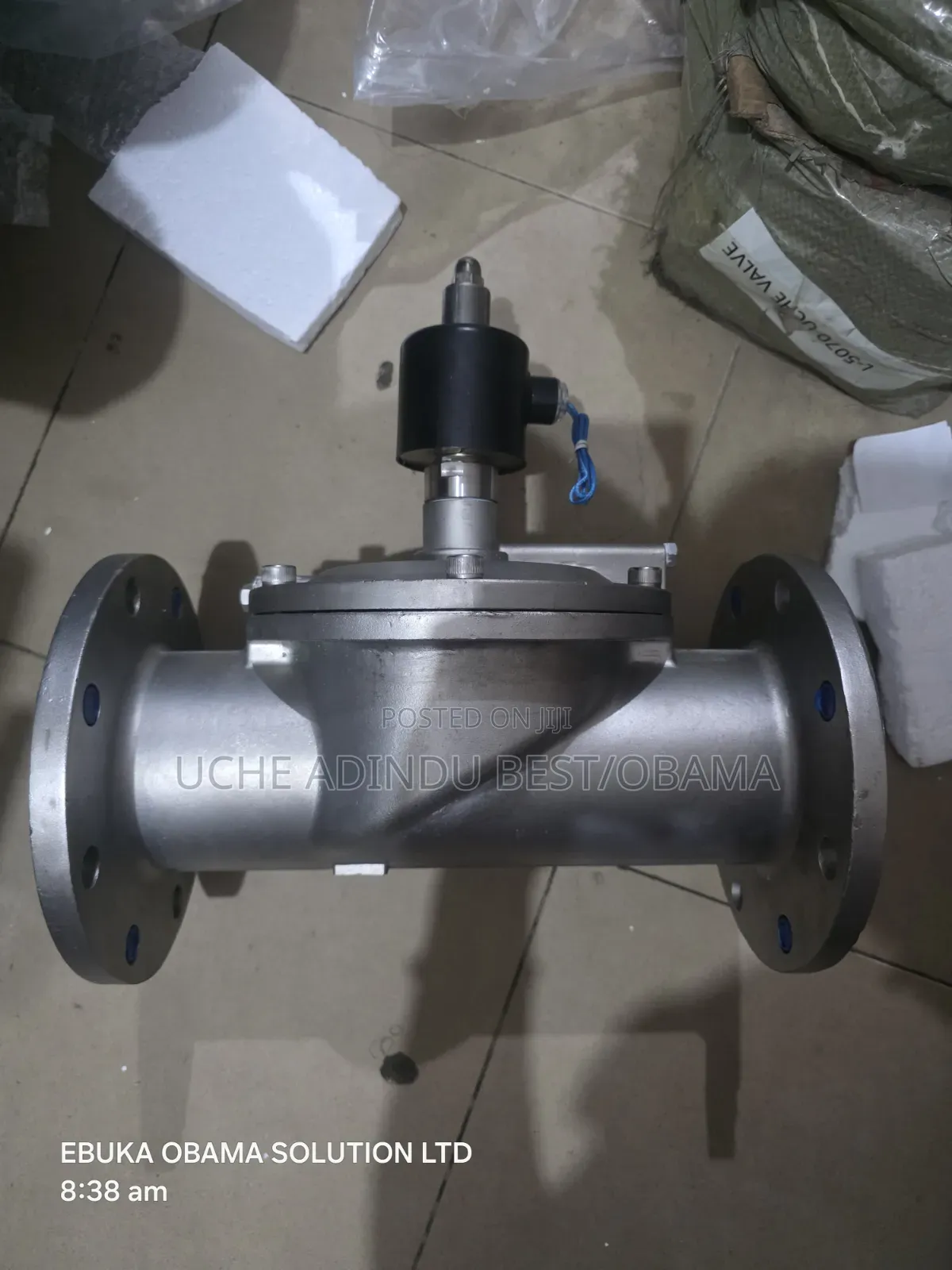 4inches Solenoid Valve Normally Open 24DC Flange