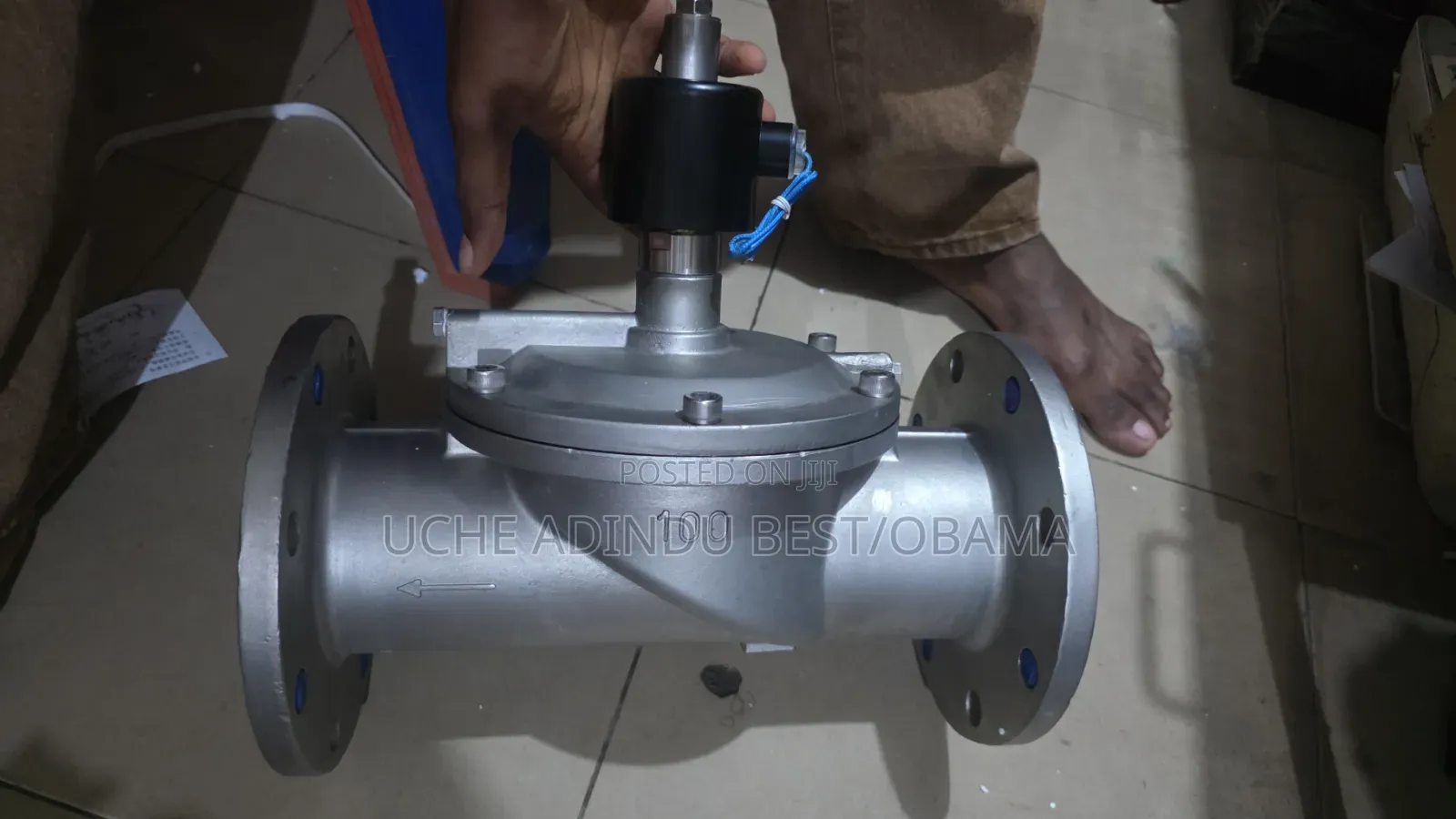 4inches Solenoid Valve Normally Open 24DC Flange