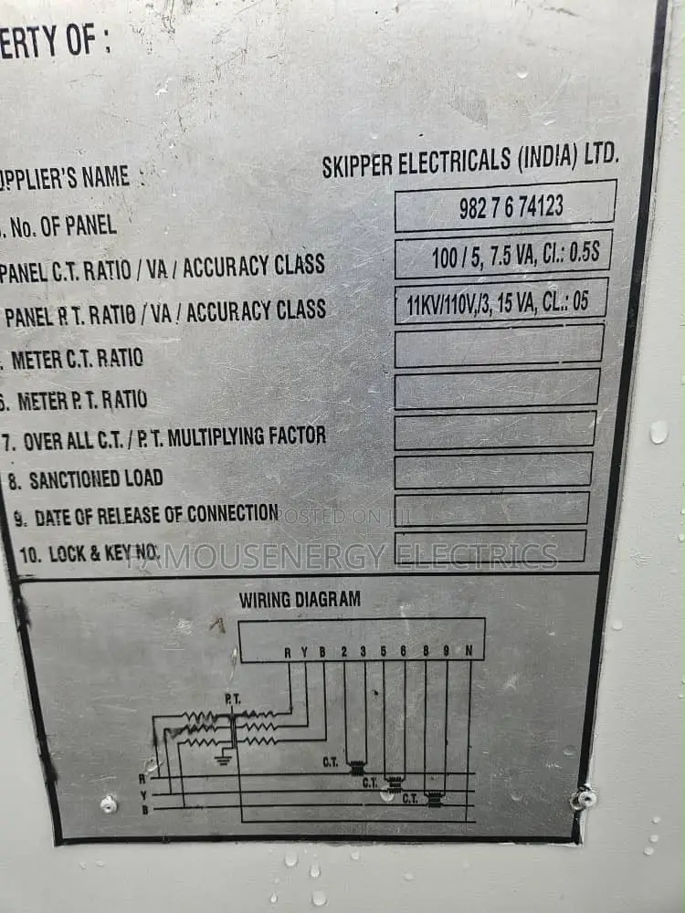 Meter Chamber Ct/Vt Chamber 11kv