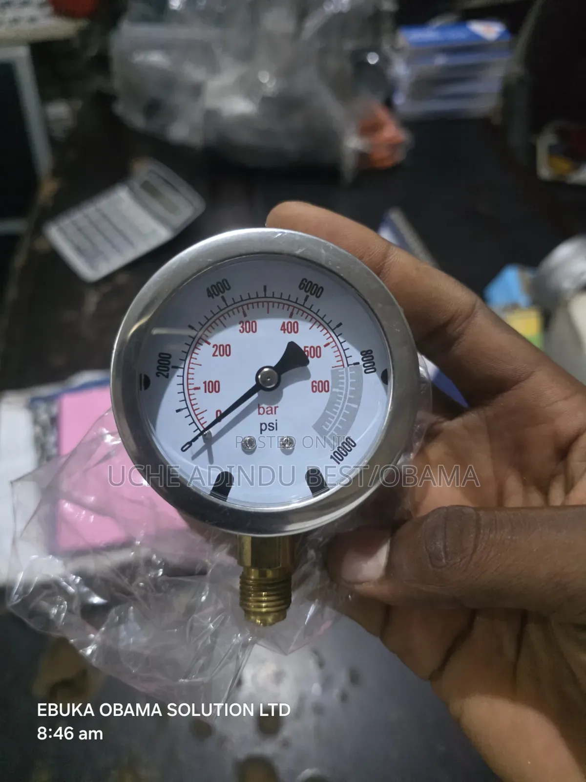 Pressure Gauge 0-600bar 21/2"