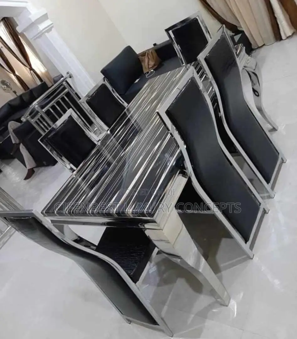 Animal Leg Dinning Table With 6 Chair