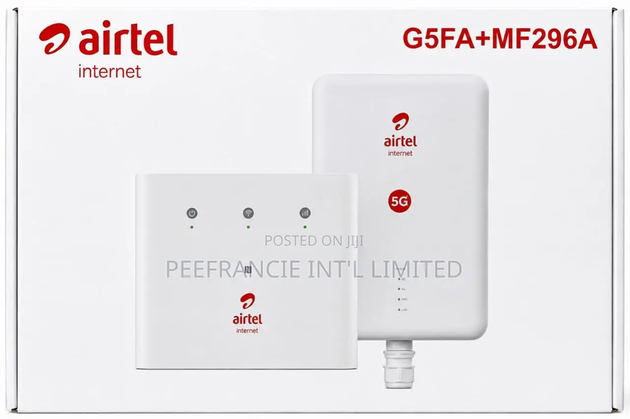 Airtel 5G Outdoor and Indoor Router.