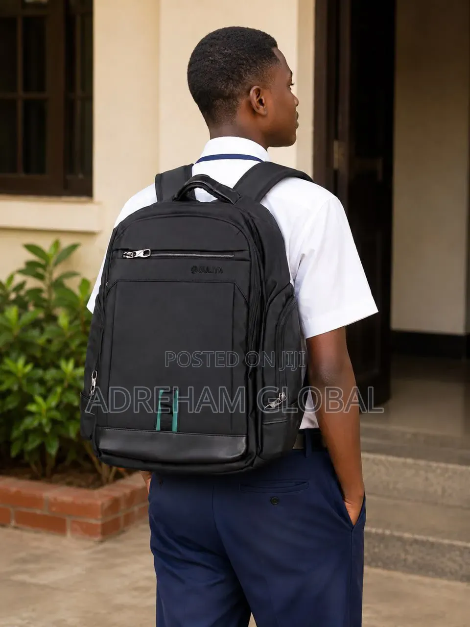 Waterproof Quality Oxford Polyester Material School Bag/Laptop Bag