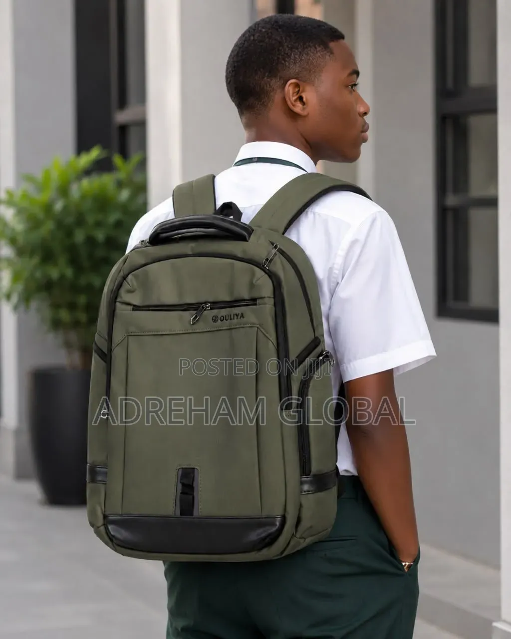 Waterproof Quality Oxford Polyester Material School Bag/Laptop Bag