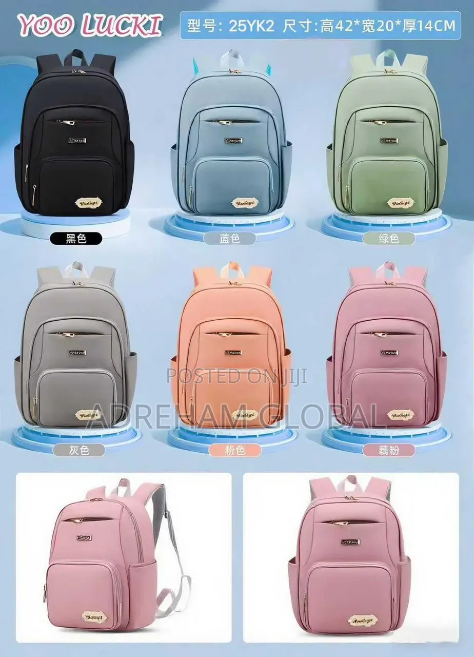 Quality Oxford School Bag With Mini Pencilcase for Primary 5 to Jss3