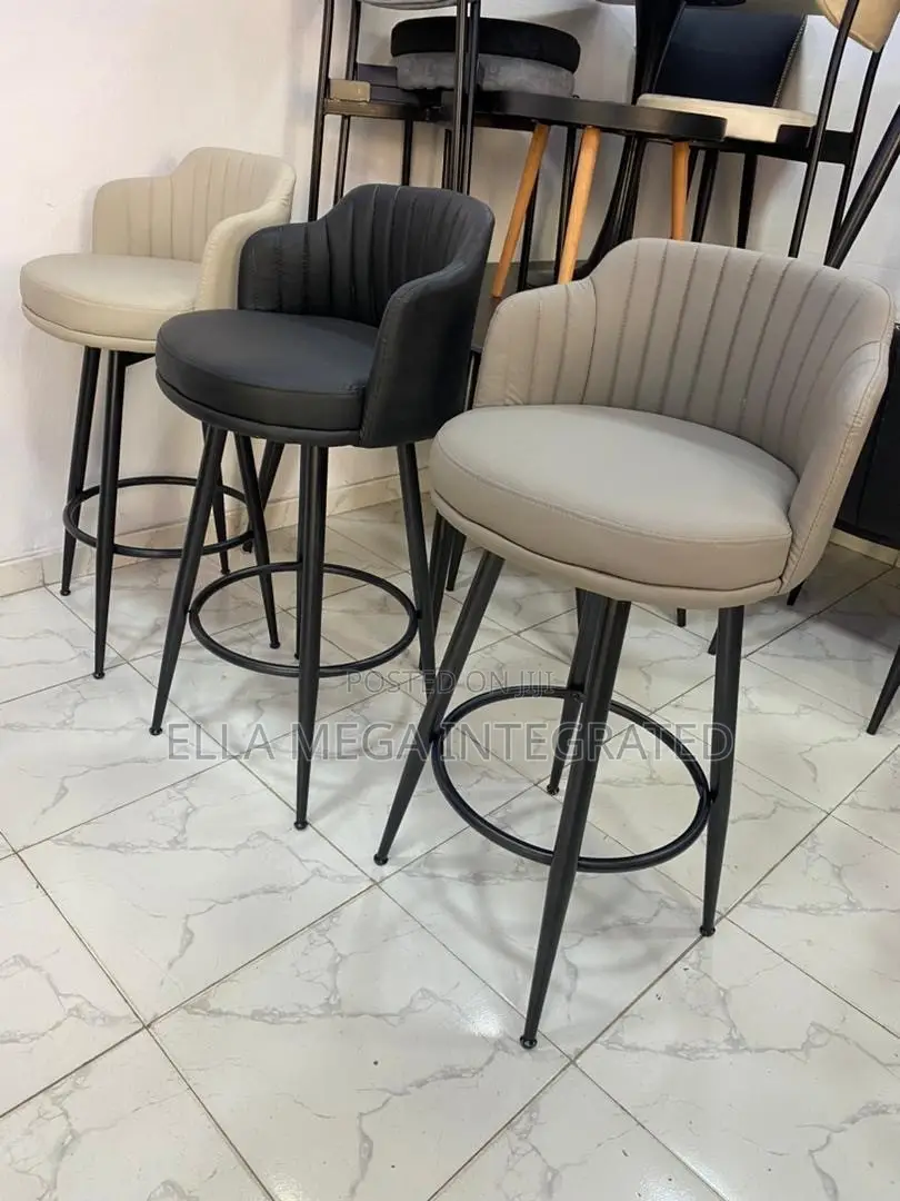 Leather Upholstery Barstool