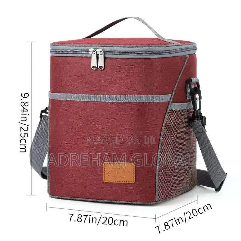 Long Shape Big Size Compartment Insulated Lunch Box