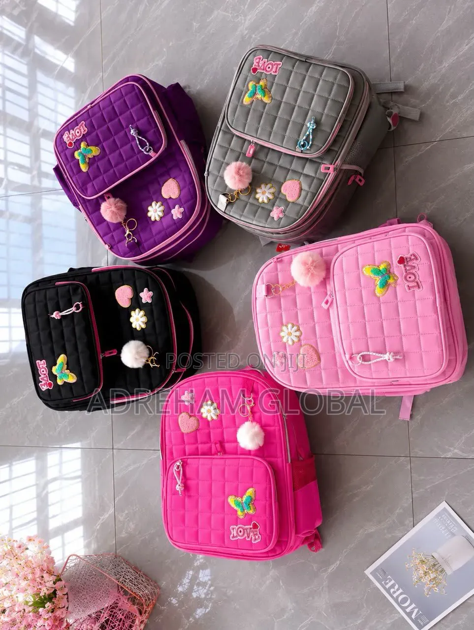 Quality Classy Girlie Aesthetic School Bag for Pri 4-Jss2