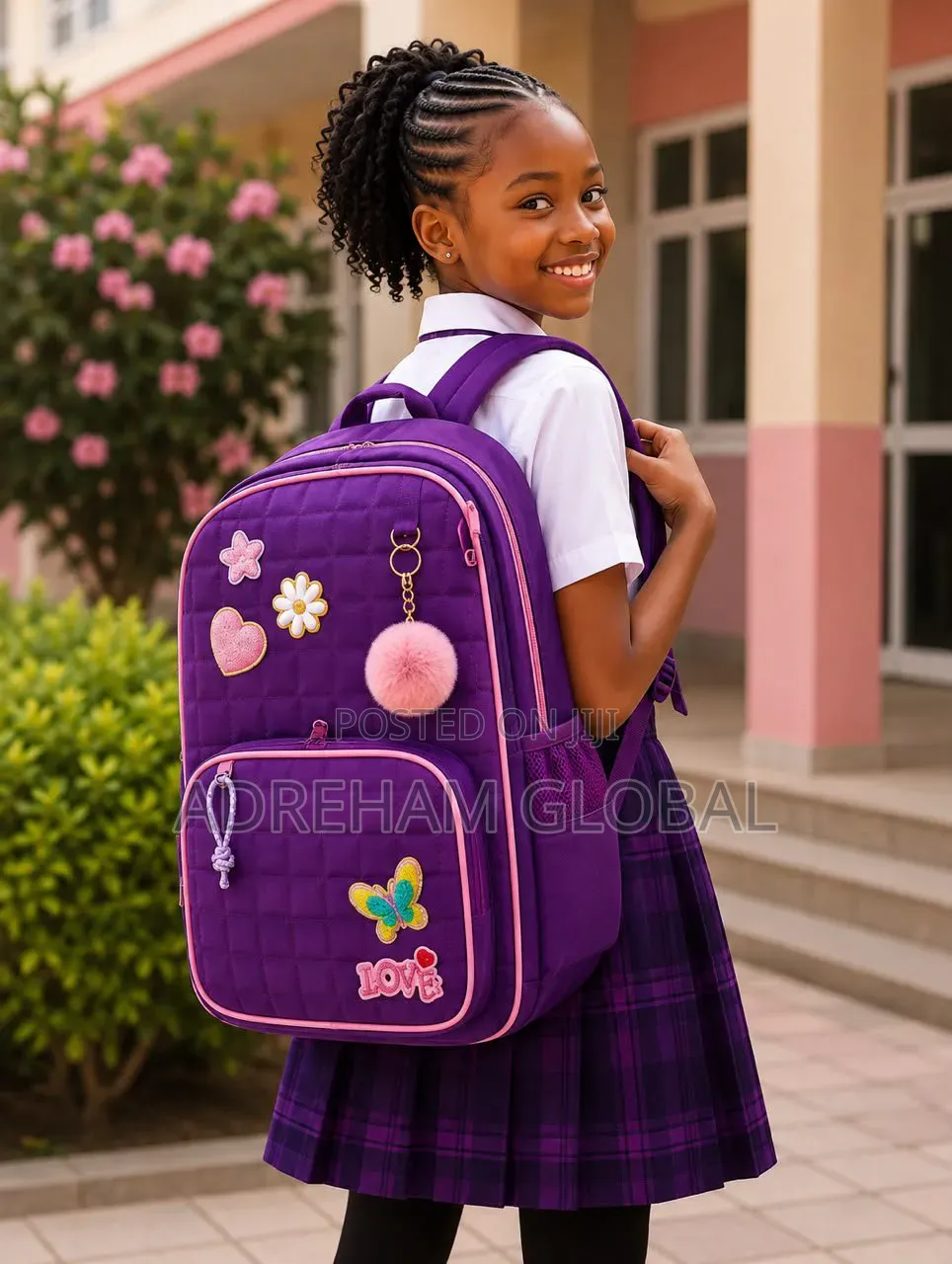 Quality Classy Girlie Aesthetic School Bag for Pri 4-Jss2